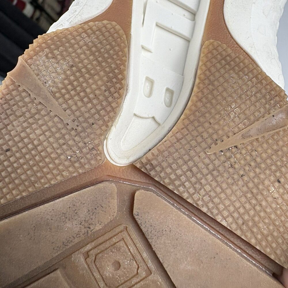 MLB Boston Red Sox Big Ball Chunky Sneakers US 7‎ Women White Gum Sole Leather - Picture 12 of 12